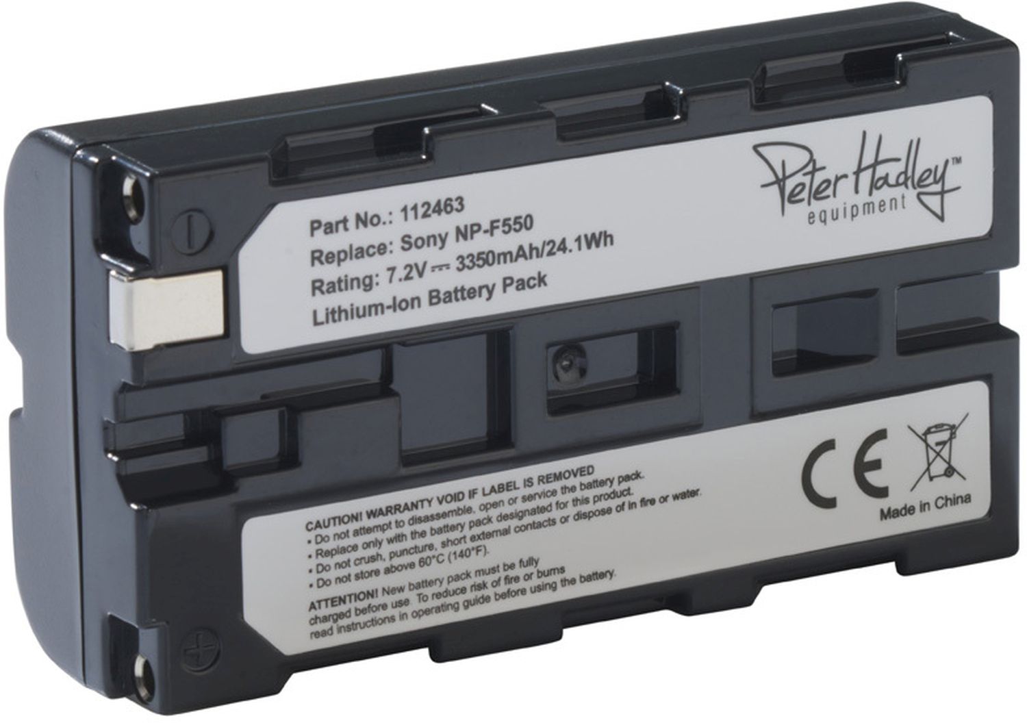 Peter Hadley NP-F550 battery