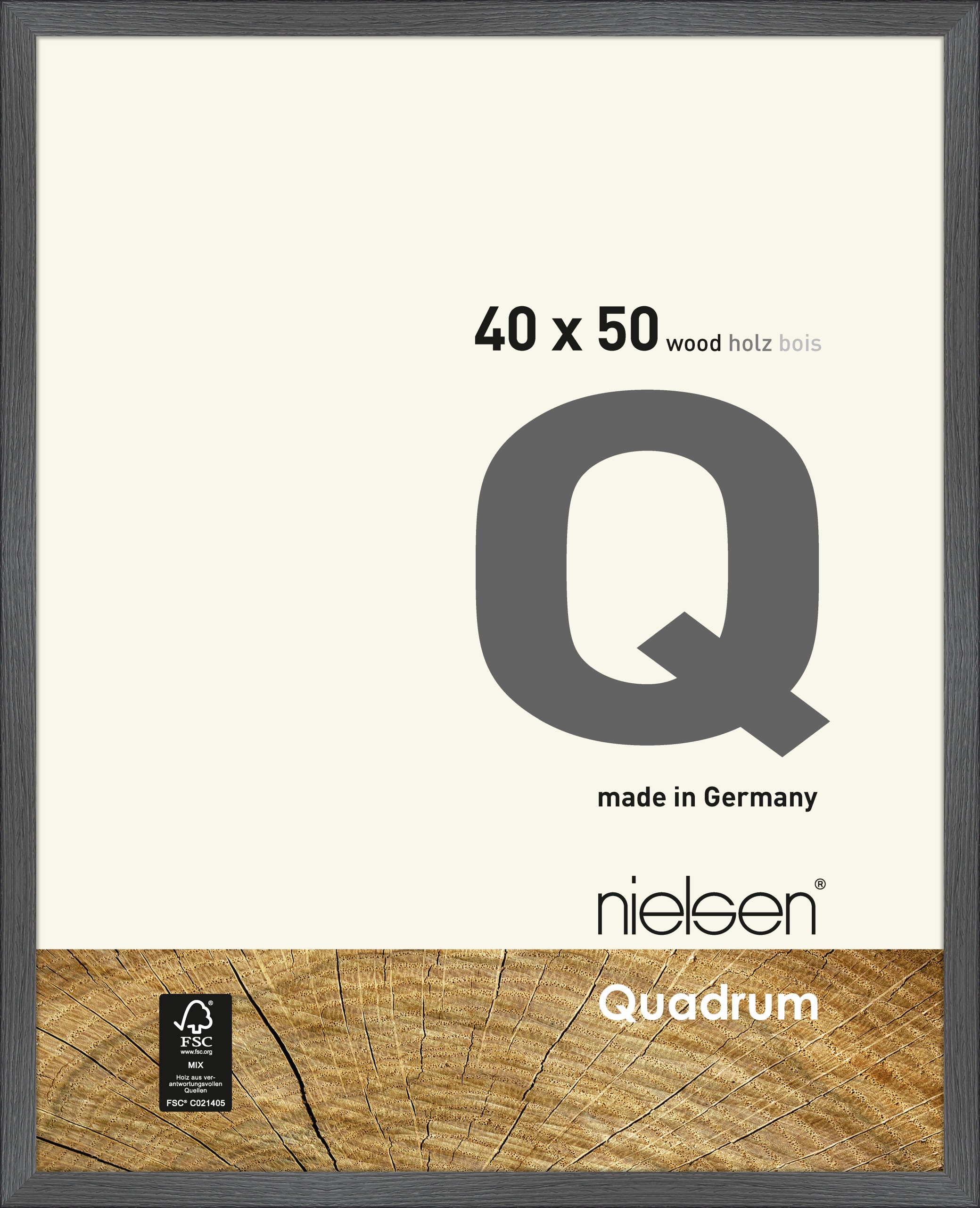 Nielsen 6540017 Quadrum dove gray 40x50cm