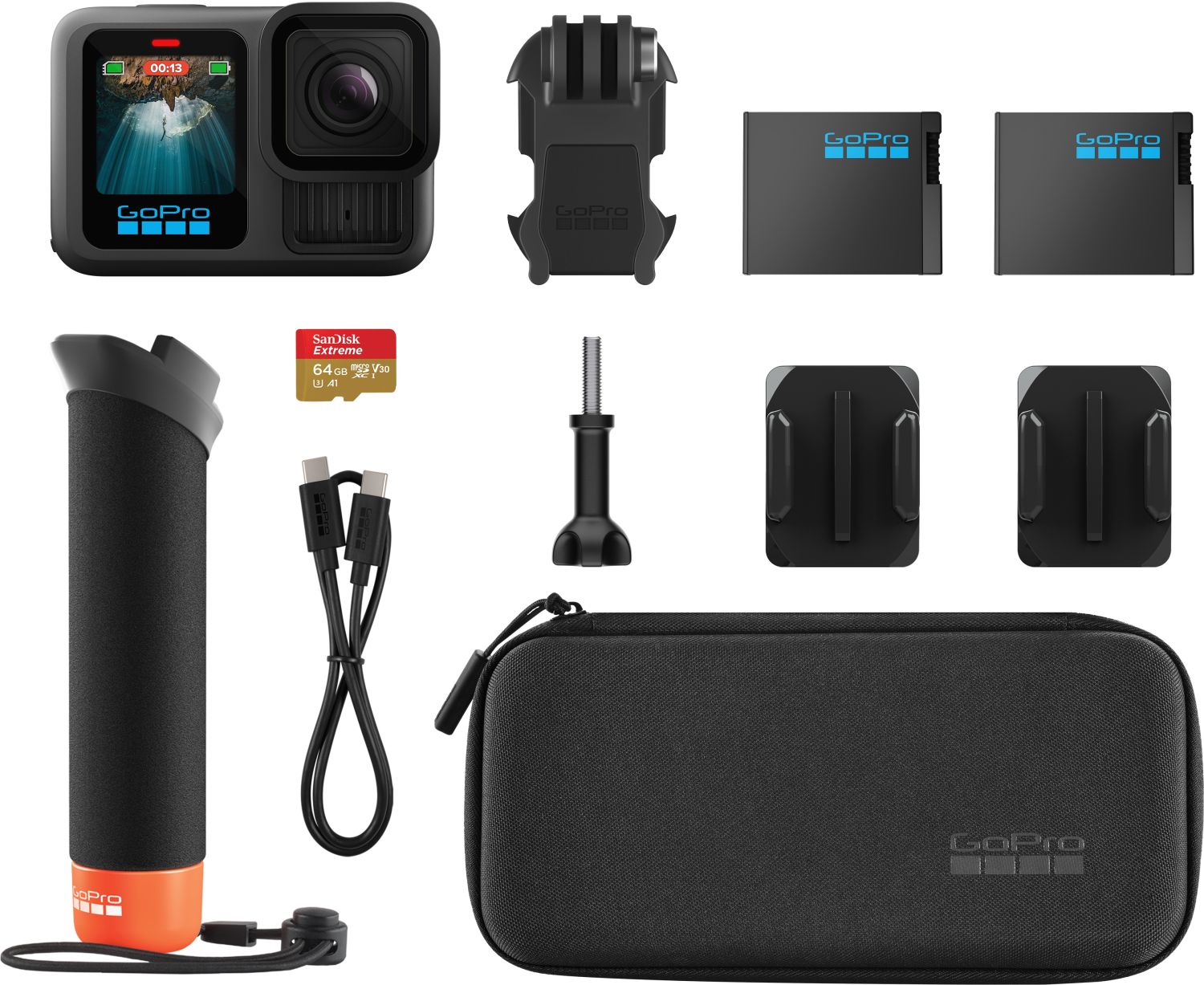 Technical Specs  GoPro HERO13 Black Accessory Hard Bundle