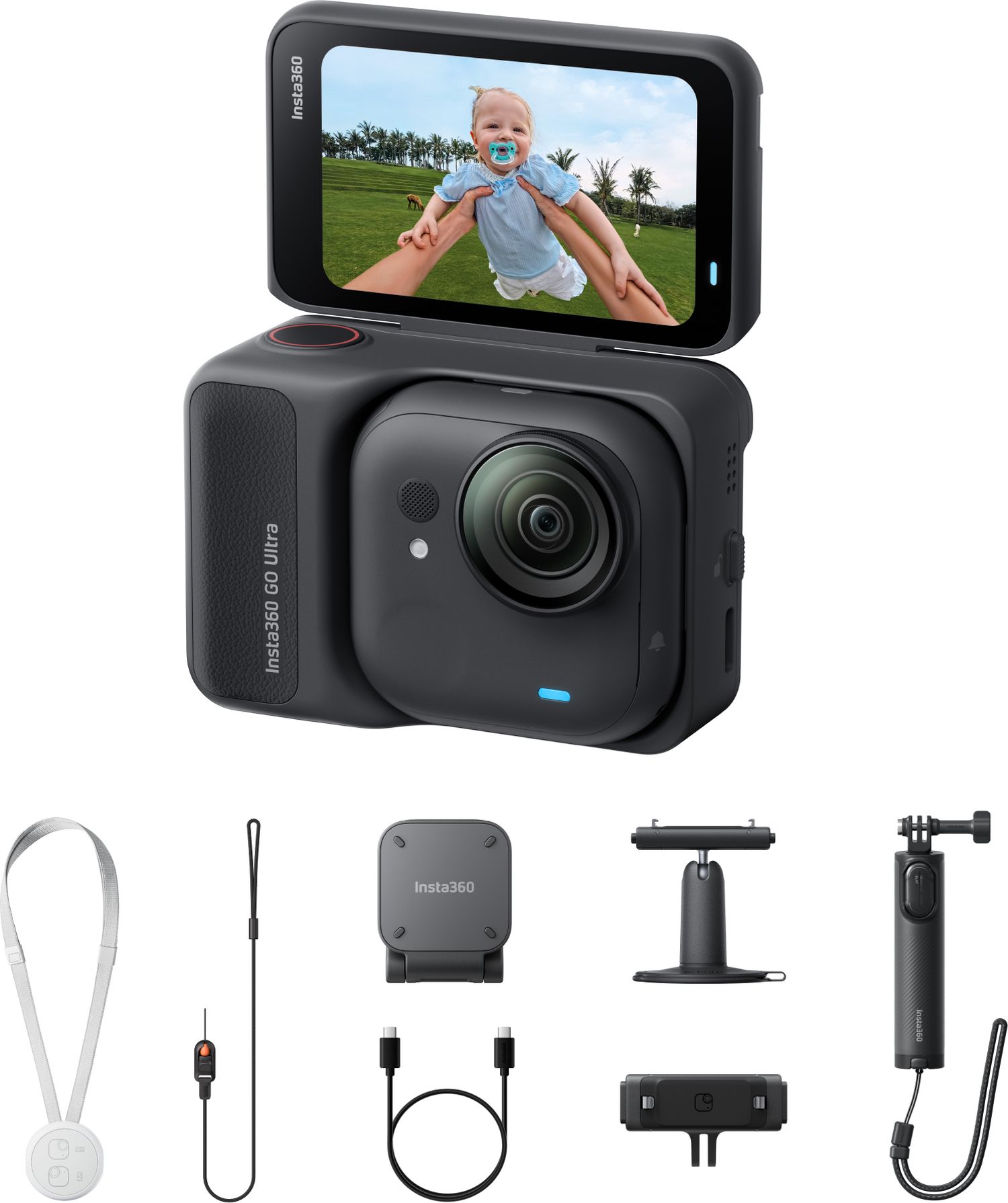 超美品 Insta360 GO  M111 Insta360 GO Ultra Standard Bundle - Midnight Black | eBay