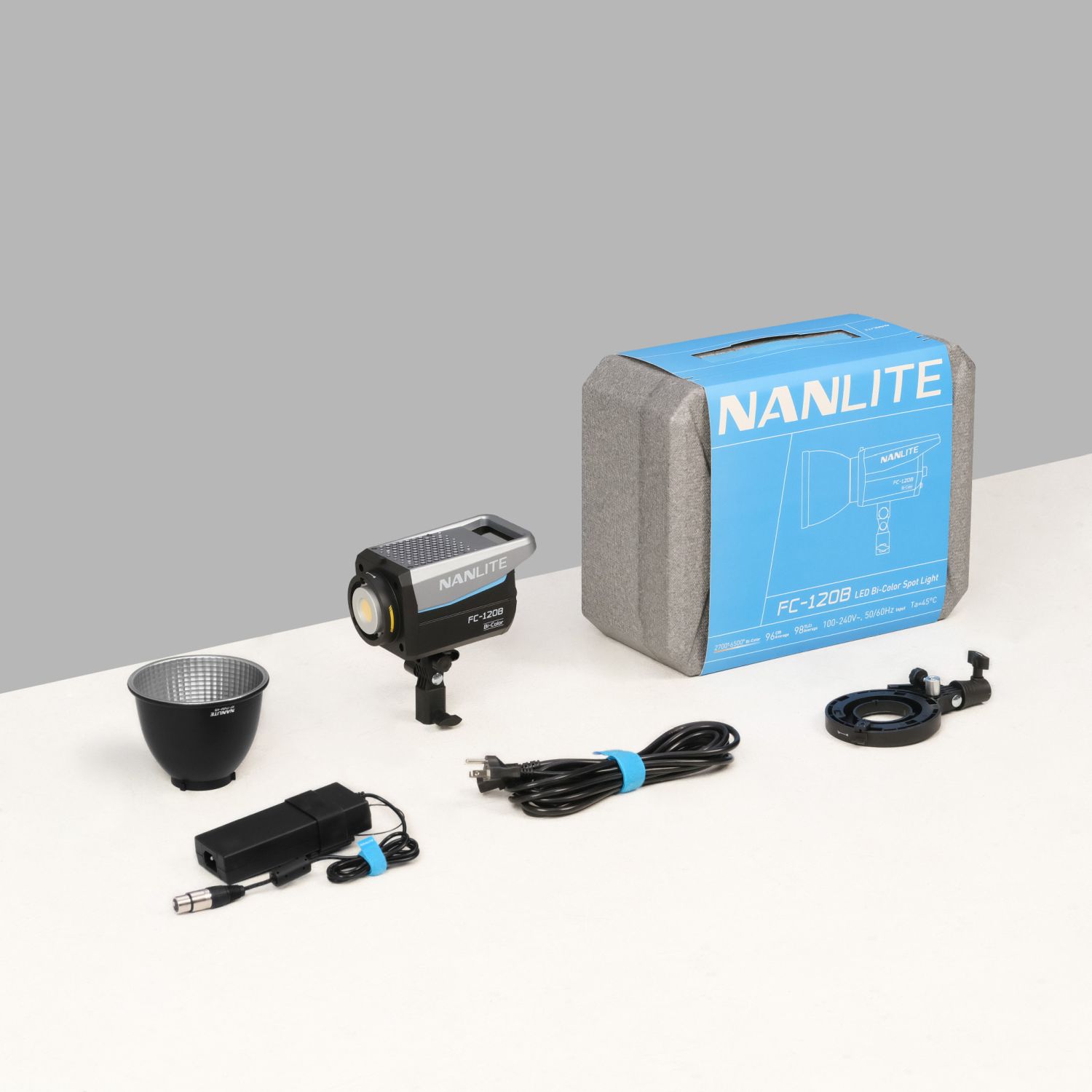 NANLITE FC-120B Bi-Color Reportage- und Studio-Scheinwerfer