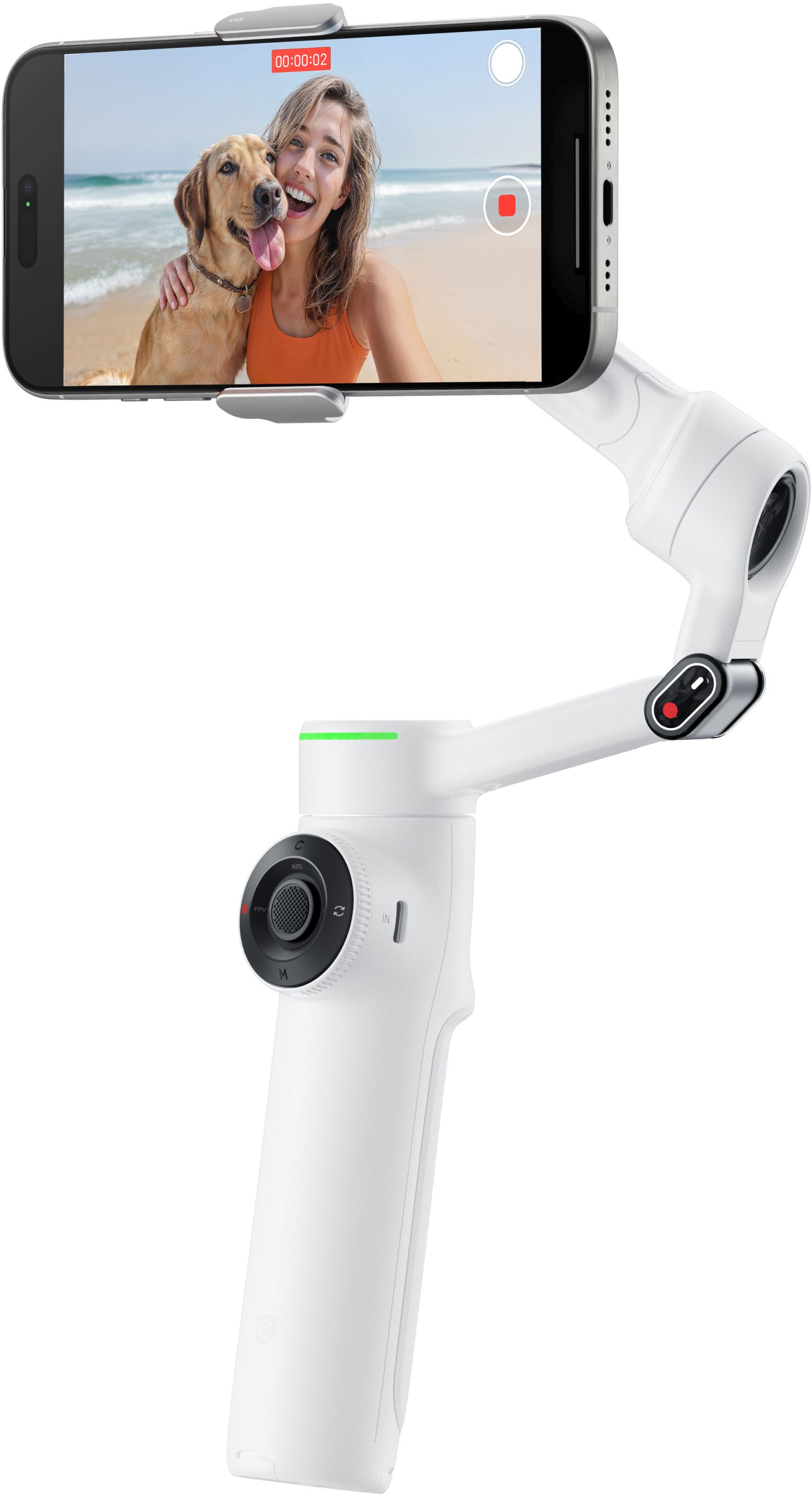 INSTA360 Flow 2 Pro AI Tracker Bundle summit white - Foto