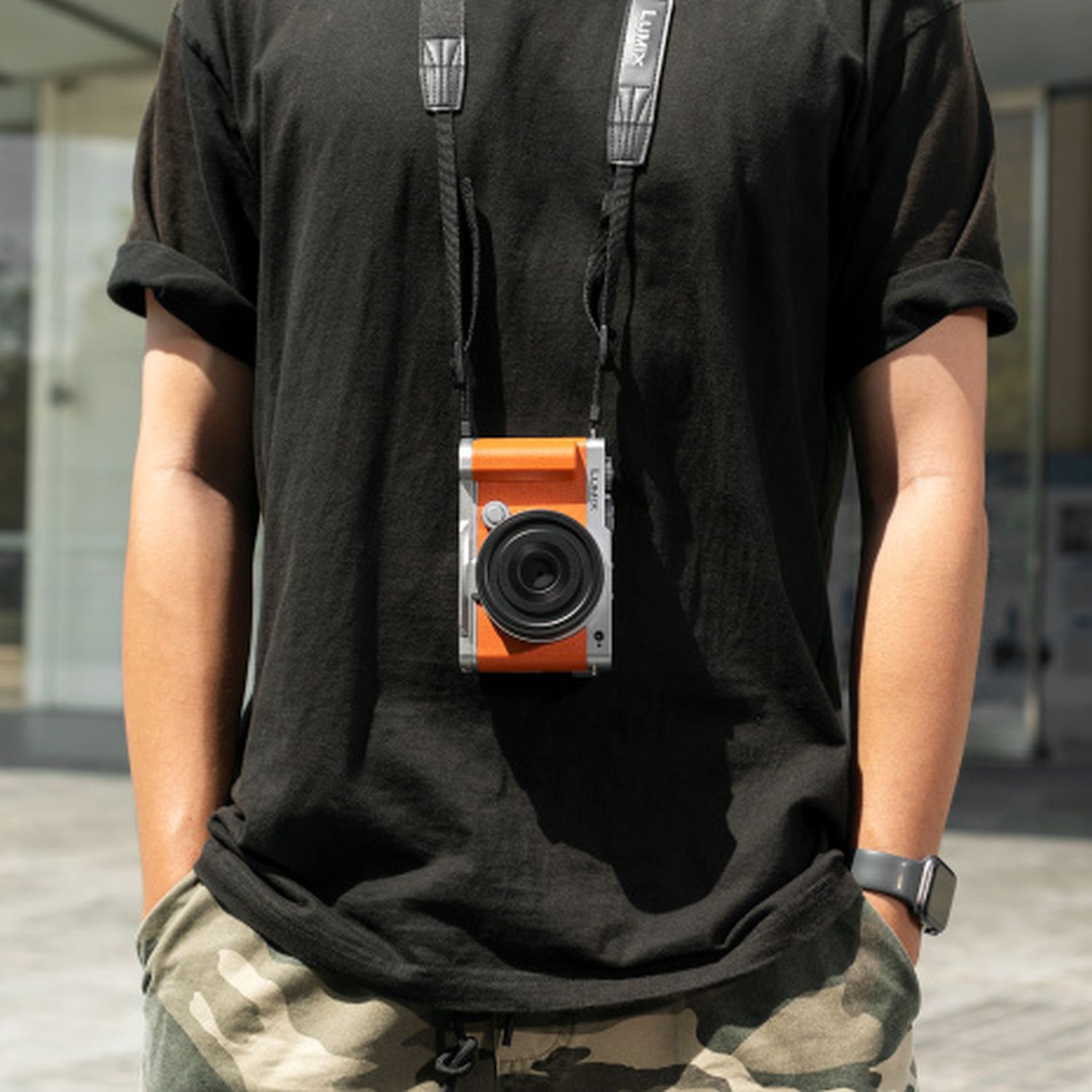 SmallRig 5052 L-Shape Handle for Panasonic Lumix S9 Orange - Foto