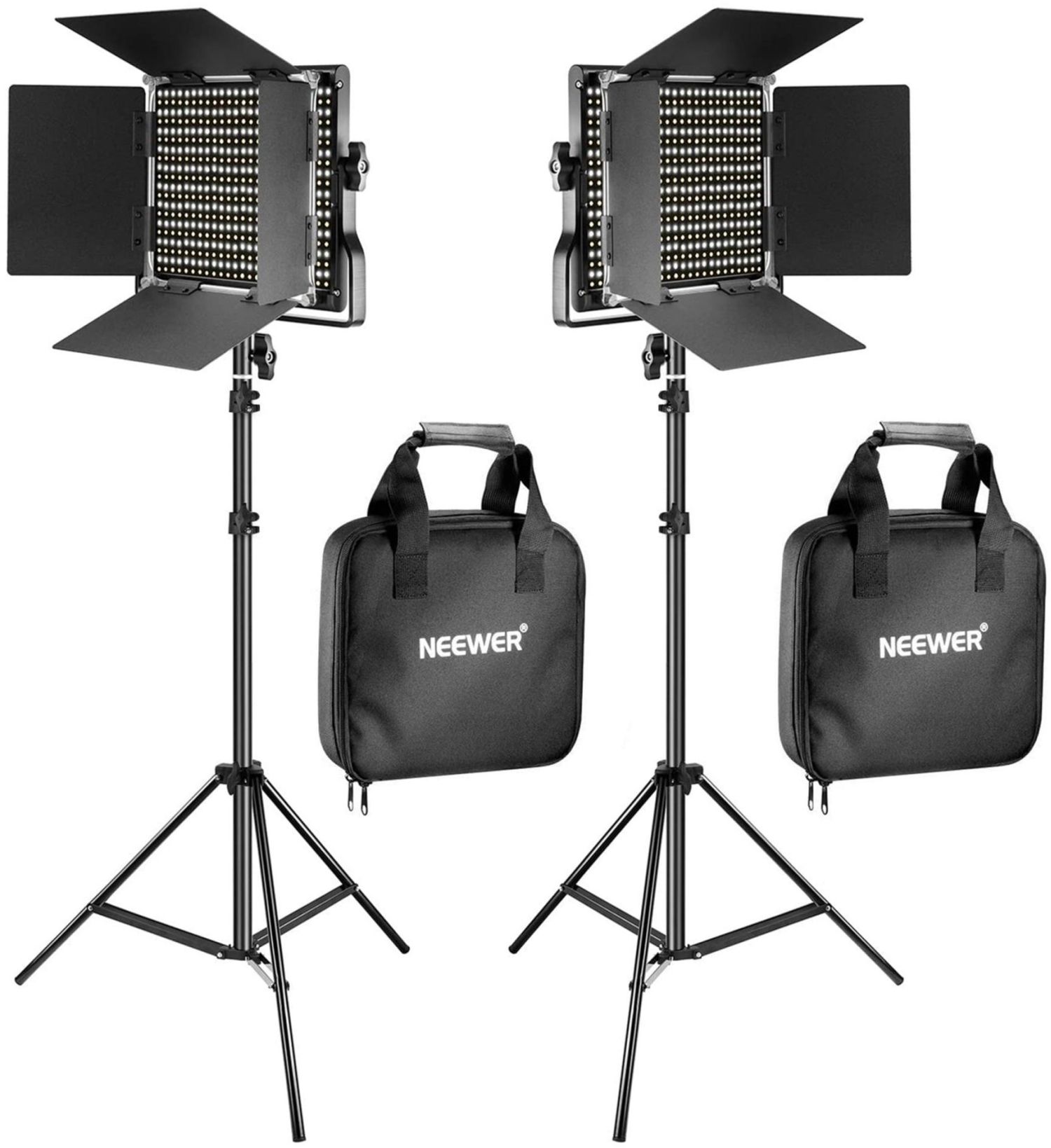 ETENTOUS TikTok Selfie licht met clip, 72 led-videolampen, dimbaar 3000K-9900K, ingebouwde oplaadbare batterijen, CRI 95 , 3 lichtmodi, draagbare camera-lamp met cold shoe mount voor camera, mobiele