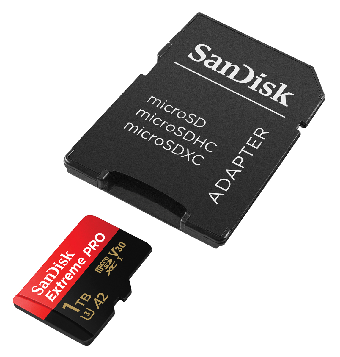 Caractéristiques techniques  SanDisk micro SDXC Extreme Pro 1TB 200MB/s V30