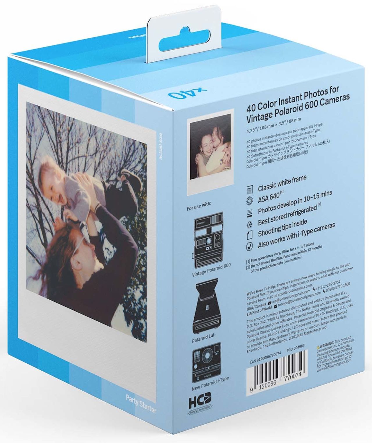 Polaroid 600 Color Film 40x Foto Erhardt