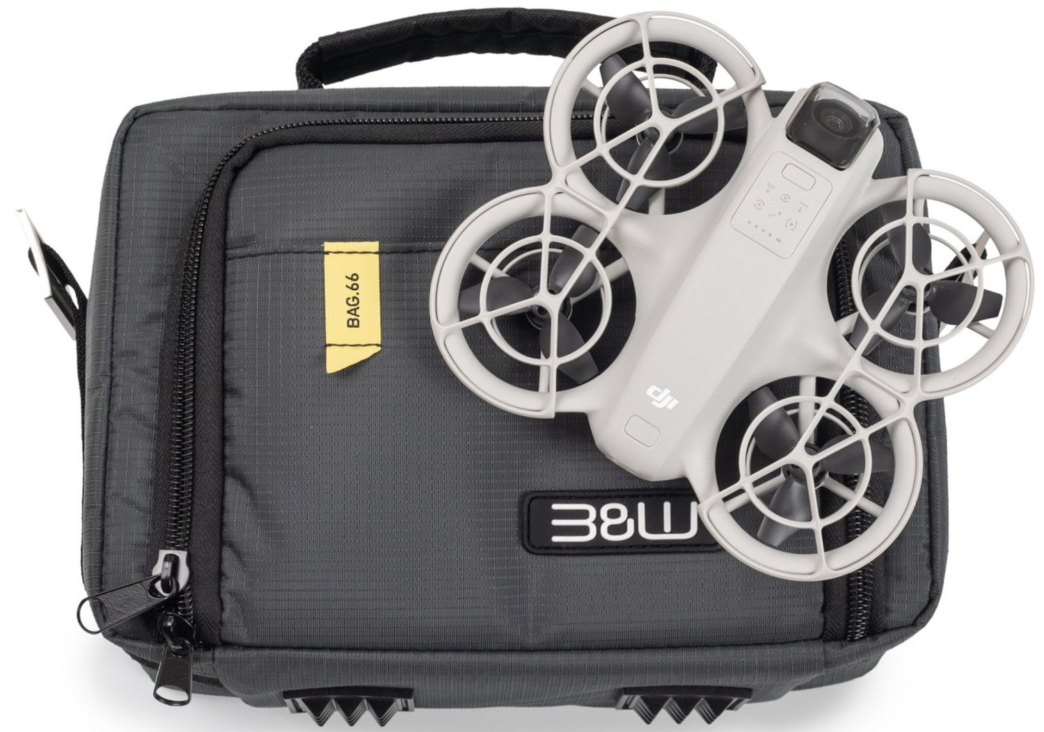 DJI Neo + B&W Tasche grau