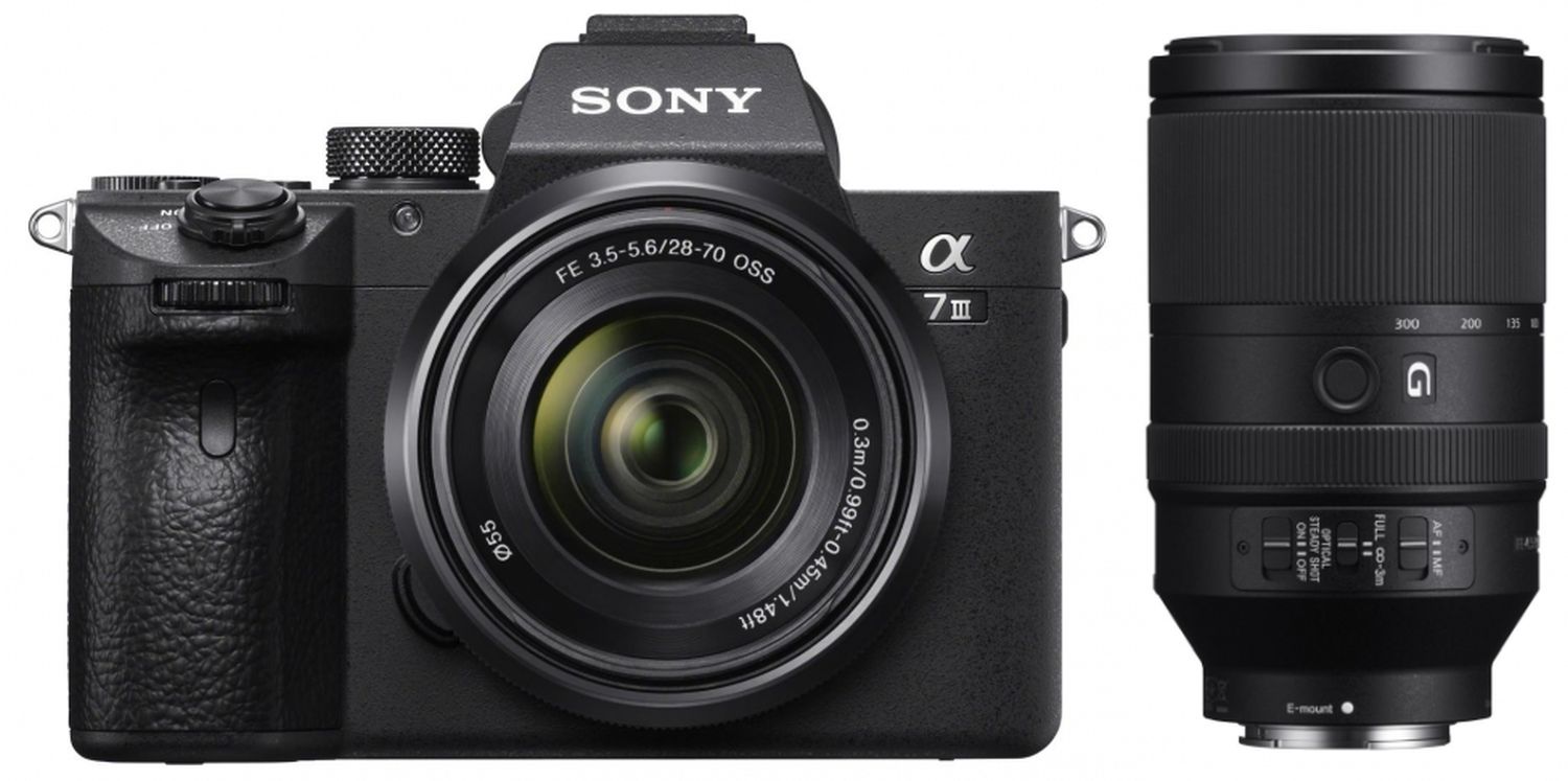 Sony Alpha ILCE-7 III (ILCE7M3KB) + 28-70 SEL + FE 70-300 mm f4.5