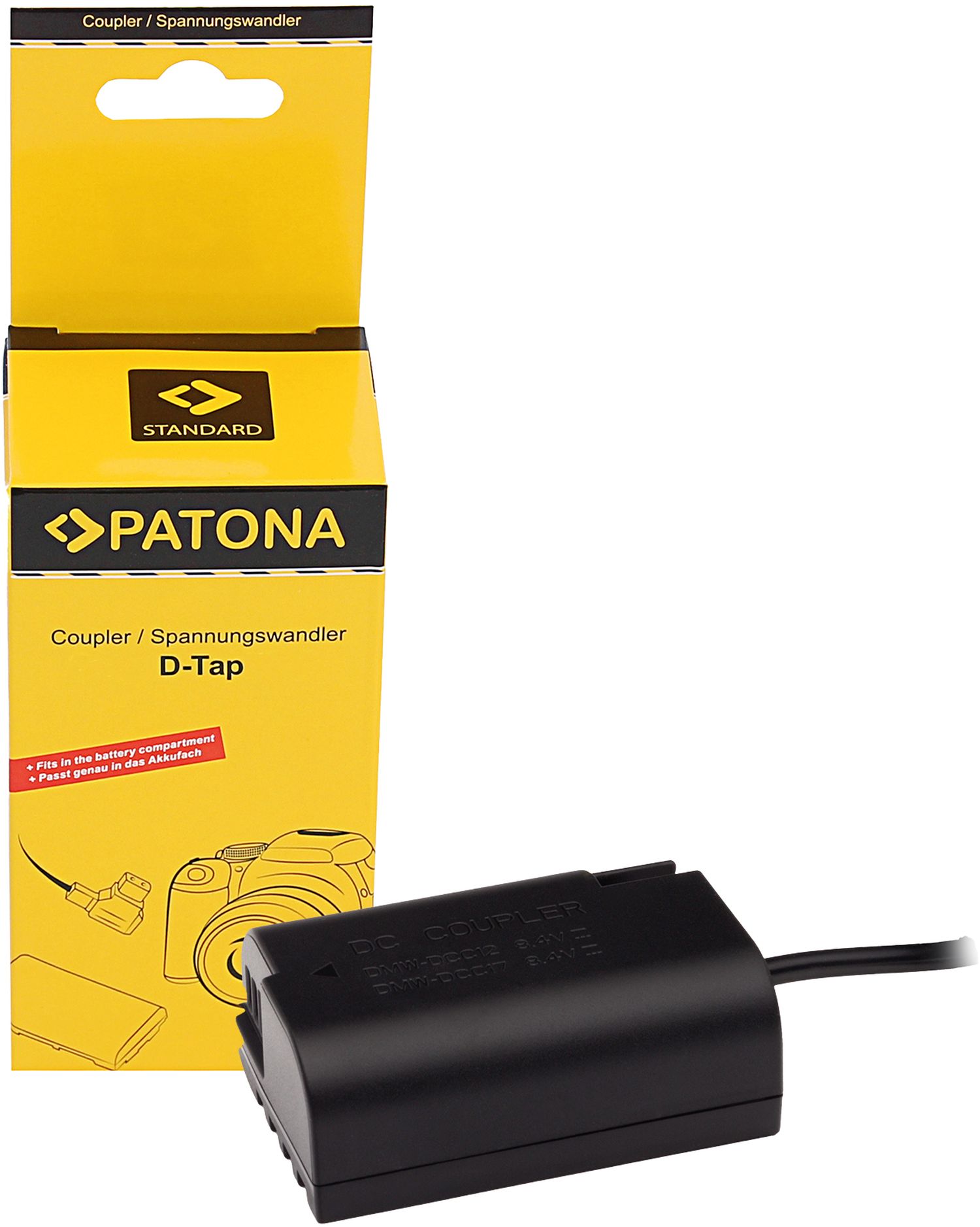 PATONA D-TAP Akku-Adapter DMW-BLK22