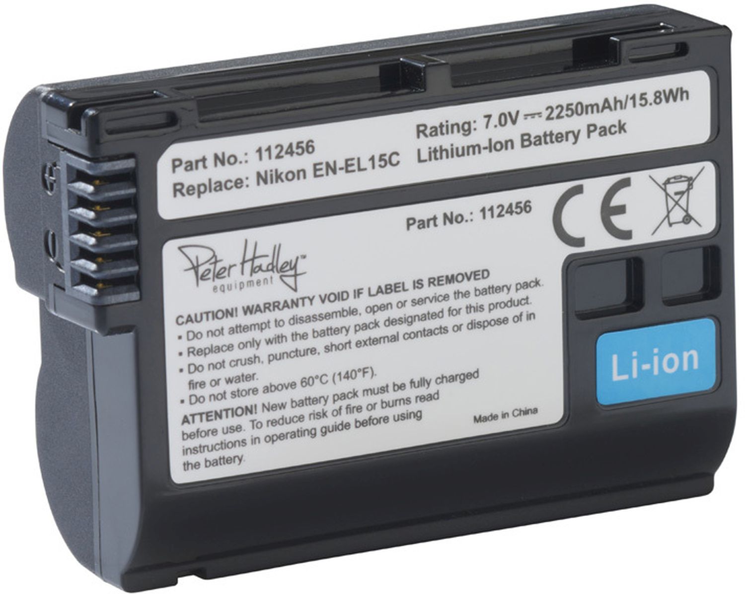 Peter Hadley EN-EL15 battery