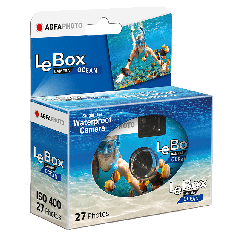 AgfaPhoto LeBox Ocean waterproof disposable camera