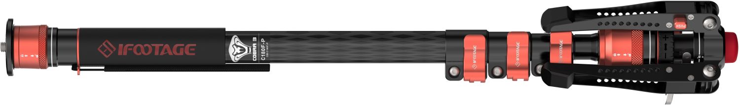 iFootage Cobra 3 Carbon fiber Flip lock Pedal Monopod