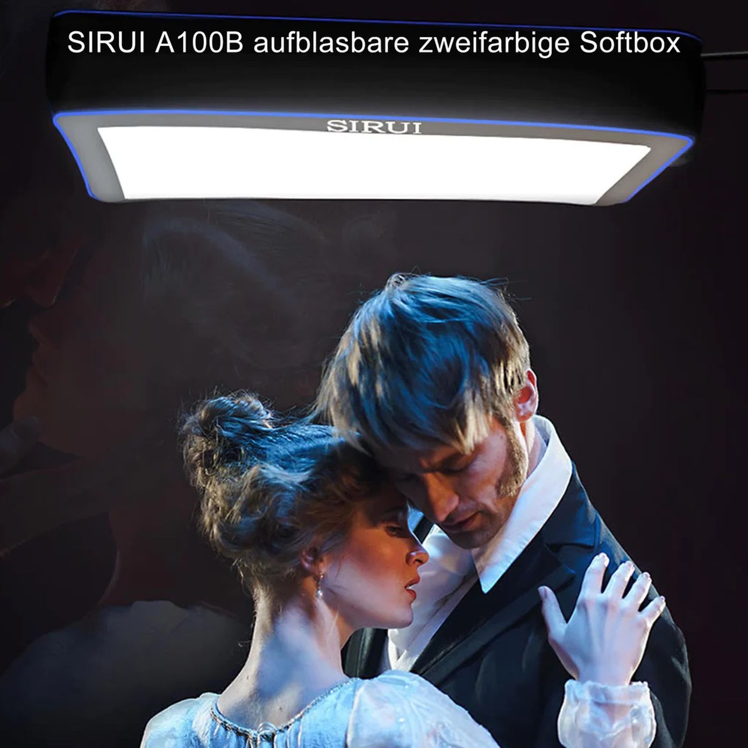 SIRUI A100B Bi-Color selbstaufblasbares LED Dauerlicht mit Grid 100W