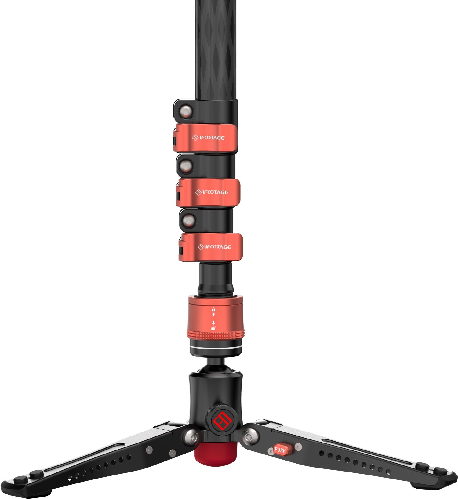 iFootage Cobra 3 Carbon fiber Flip lock Monopod