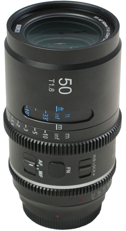 SIRUI Astra 50mm T1.8 1.33x Full Frame E Mount NF - Foto Erhardt