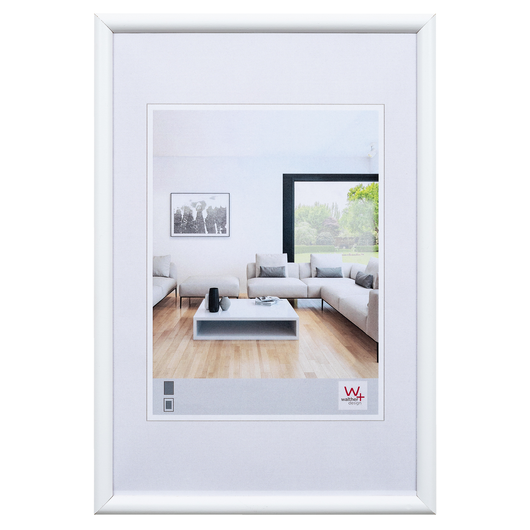 Walther Wooden frame Bolzano 13x18cm, white