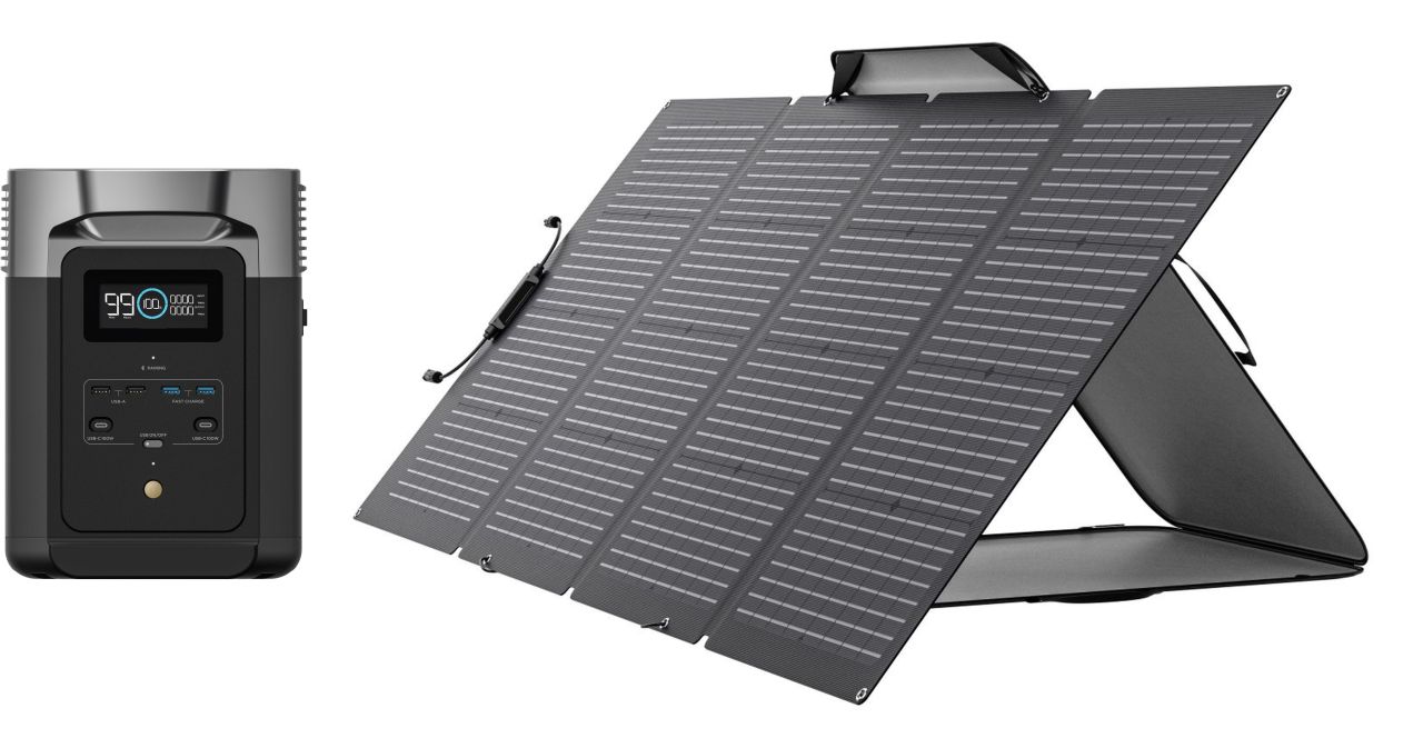 Technical Specs  EcoFlow DELTA 2 + 220W solar panel