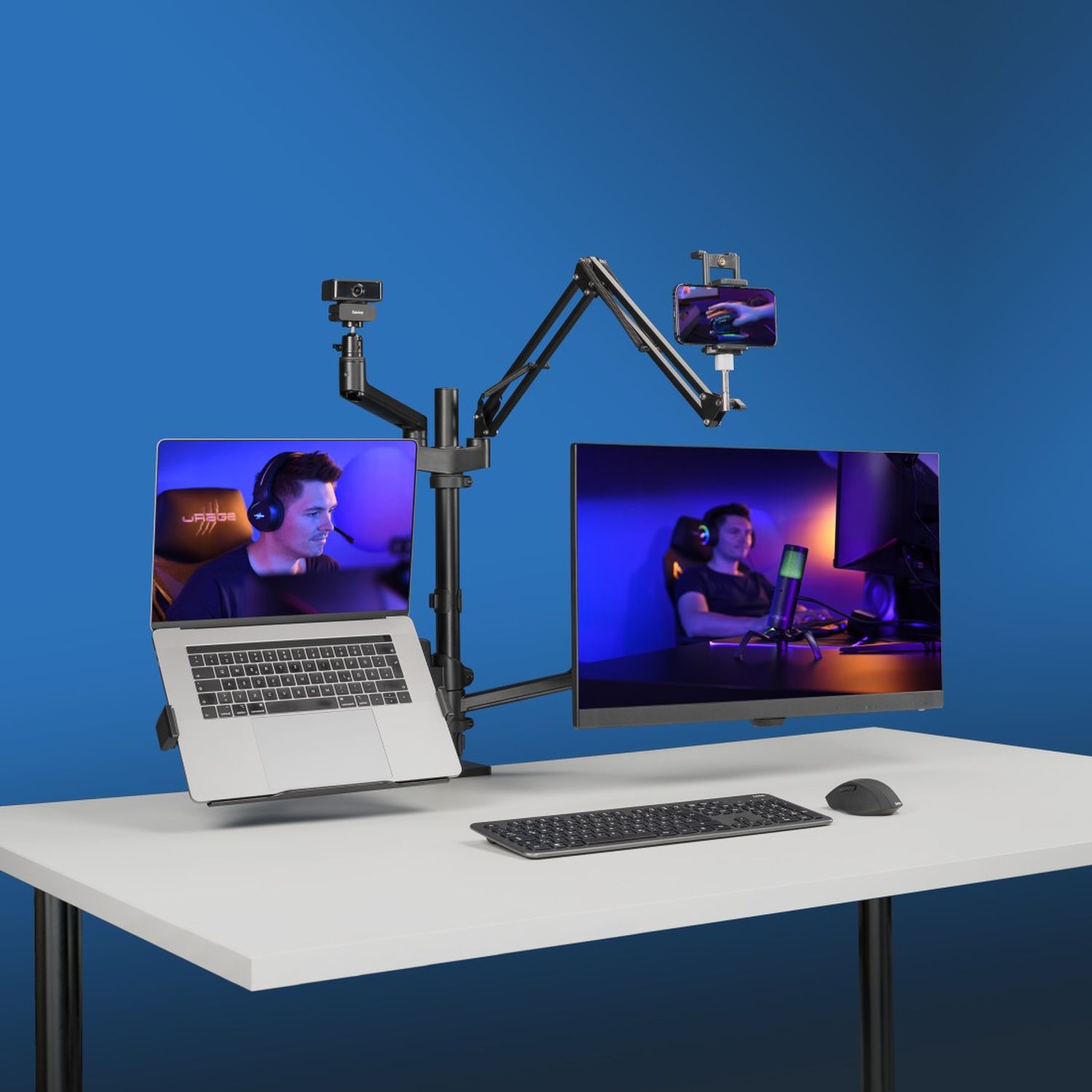 Technische Daten  Hama 4663 Monitorhalterung für Streaming Setup