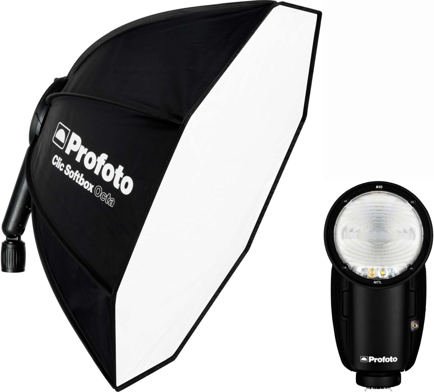 Zubehör  Profoto A10 AirTTL Fuji  + Profoto Clic Softbox Octa