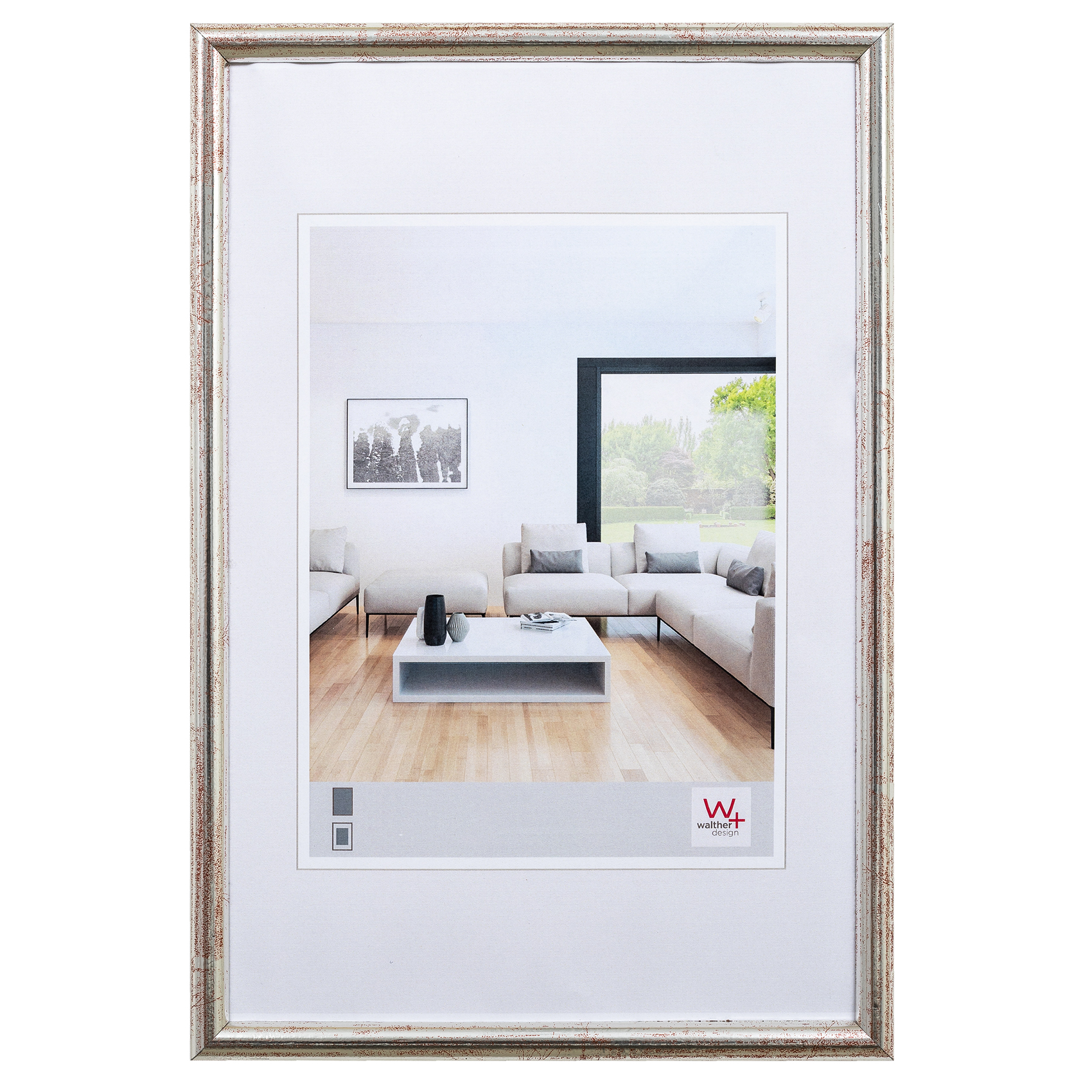 Walther Wooden frame Bolzano 13x18cm, silver