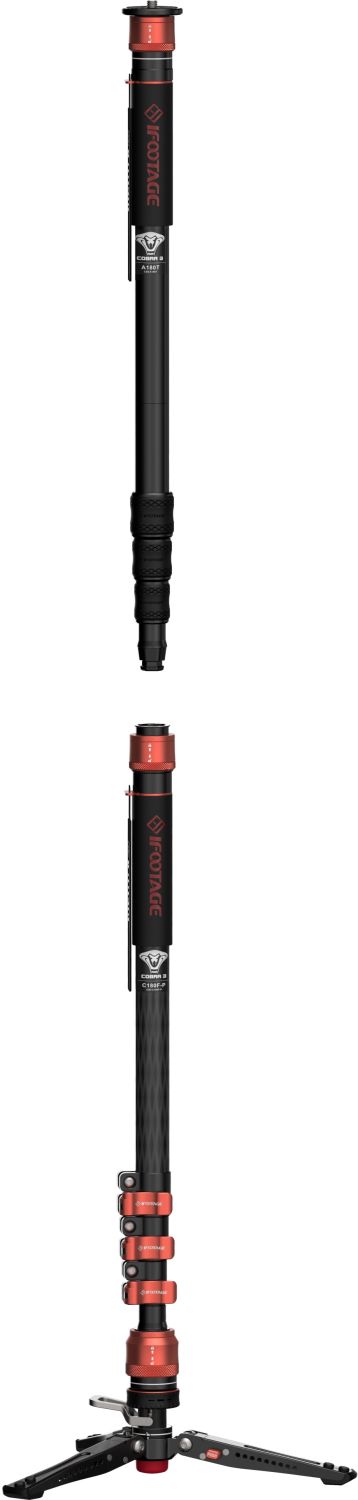 iFootage Cobra 3 Carbon fiber Flip lock Pedal Monopod