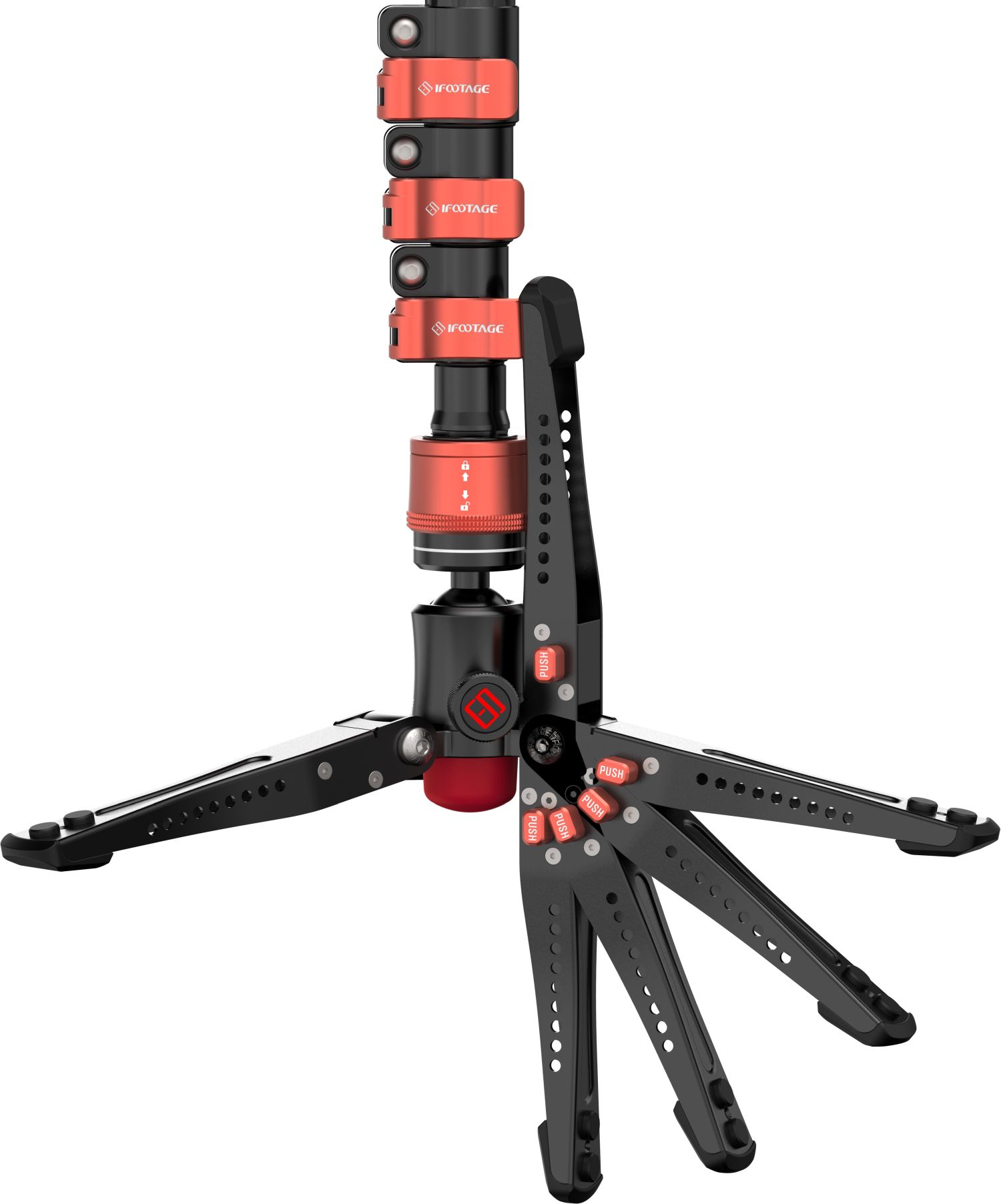 iFootage Cobra 3 Carbon fiber Flip lock Monopod