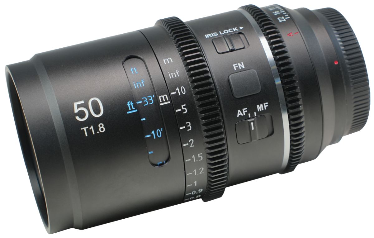 SIRUI Astra 50mm T1.8 1.33x Full Frame E Mount NF - Foto Erhardt
