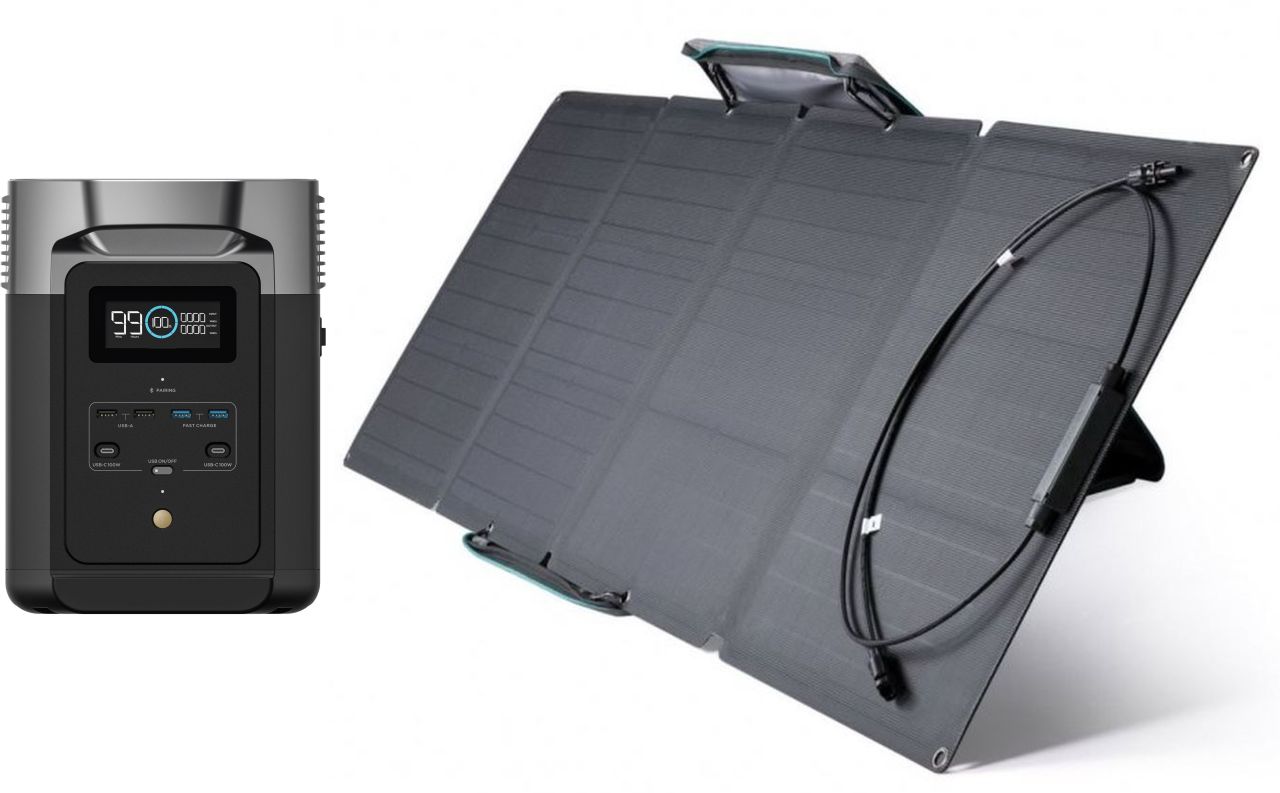 EcoFlow DELTA 2 + 110W solar panel