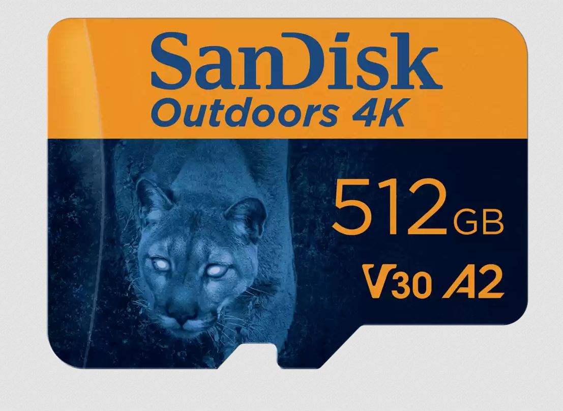 SanDisk Carte Outdoors 4K microSDXC-UHS-I 512GB