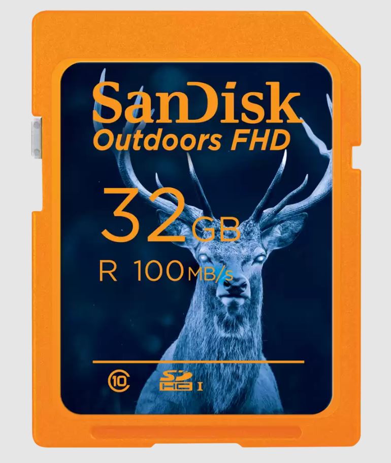 SanDisk Outdoors FHD SDHC UHS-I card 32GB