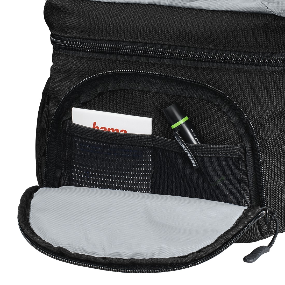 Borsa Fotocamera Hama Pittsburgh 170 – 29x16x20 Cm, Scomparti Modulari, Parapioggia E Tracolla Imbottita