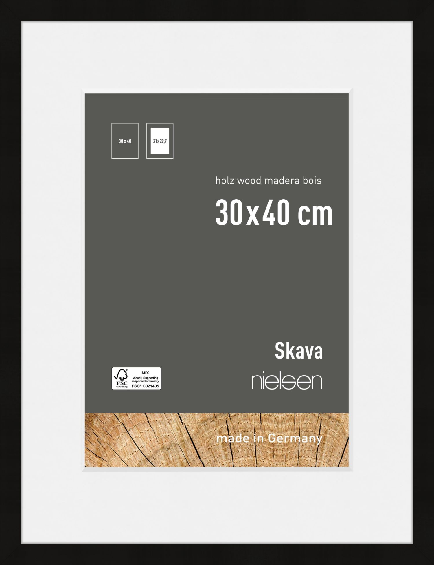 Nielsen Skava 6330100 30x40cm schwarz