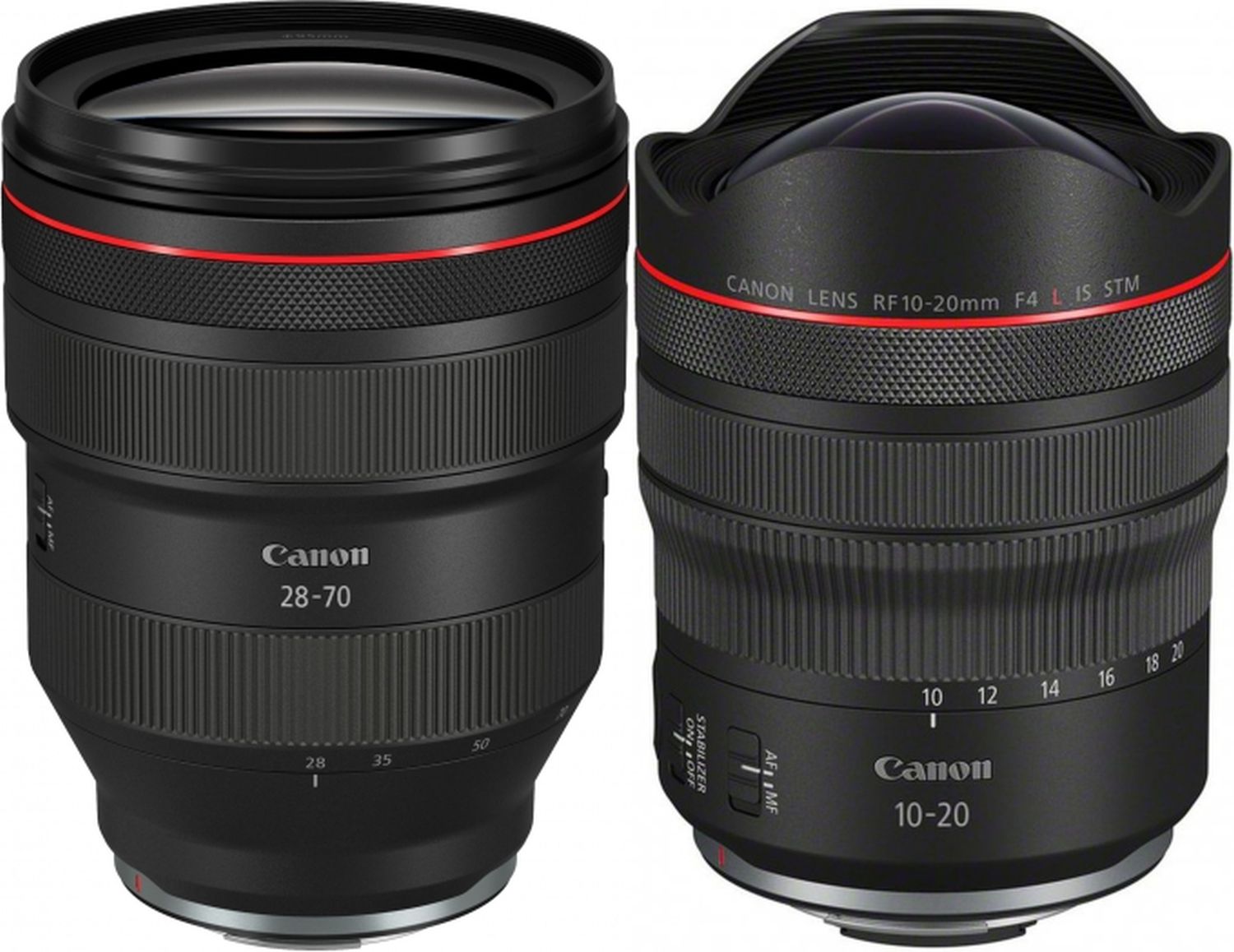 Canon RF 10-20mm f4 L IS STM + RF 28-70mm f2 L USM