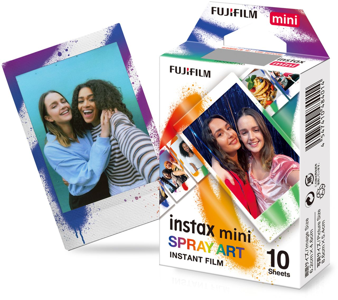 Fujifilm Instax Mini Film Spray Art