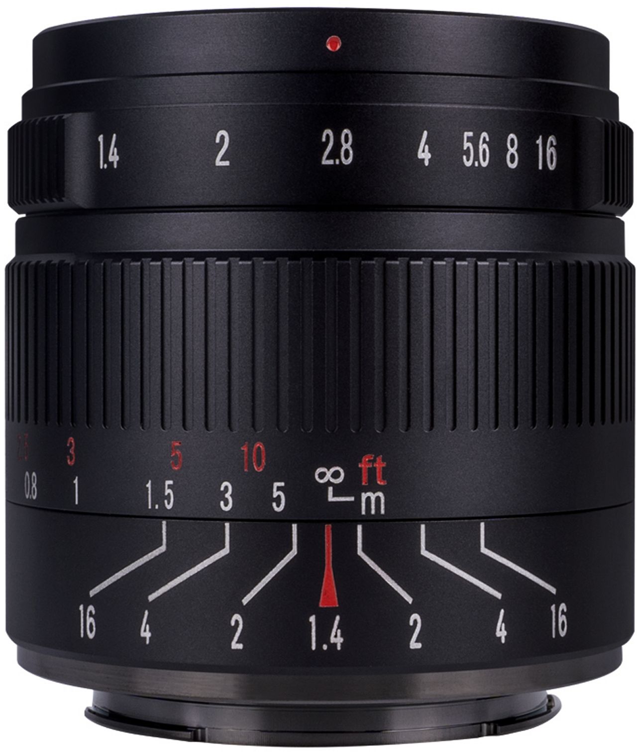 Technische Daten  7Artisans 55mm f1,4 II Fuji X-Mount