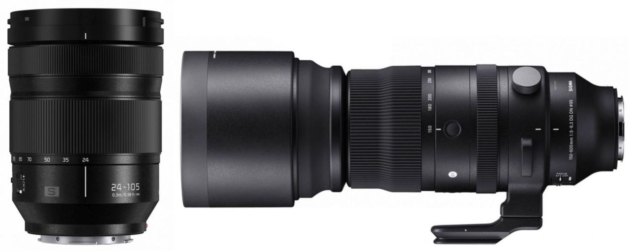 Panasonic Lumix S 24-105mm f4 O.I.S. + Sigma 150-600mm f5-6.3 L-Mount