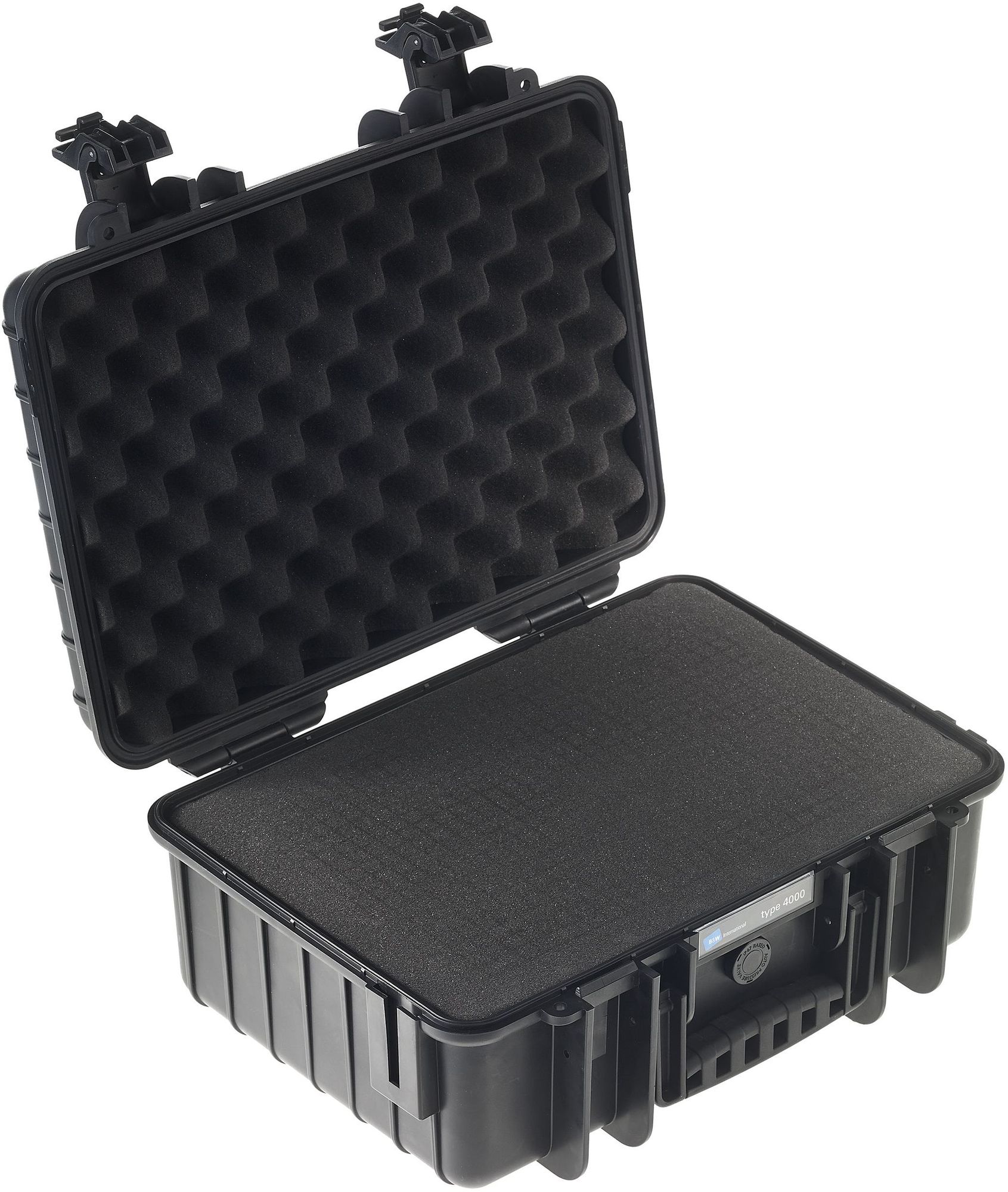 B&W Case Type 4000 SI schwarz mit Schaumstoffeinsatz