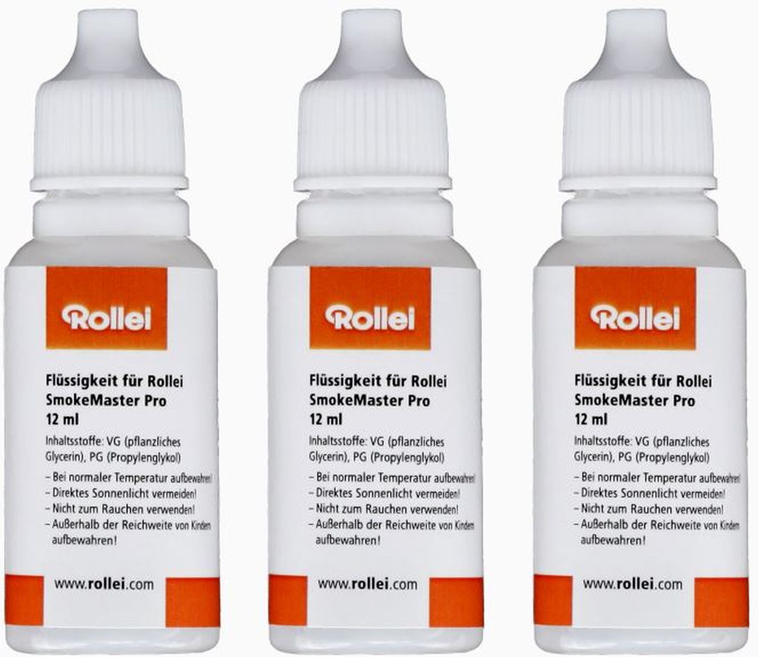 Rollei Set de 3 recharges de gel Smoke Liquid