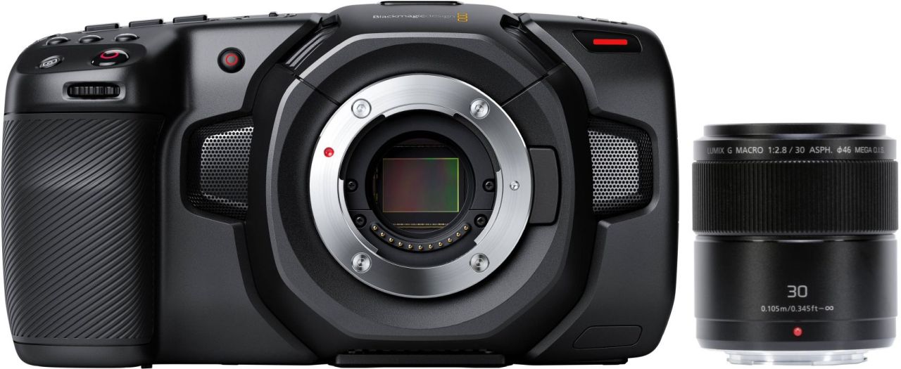 Blackmagic Pocket Cinema 4K + Panasonic Lumix G 30mm f2,8 macro