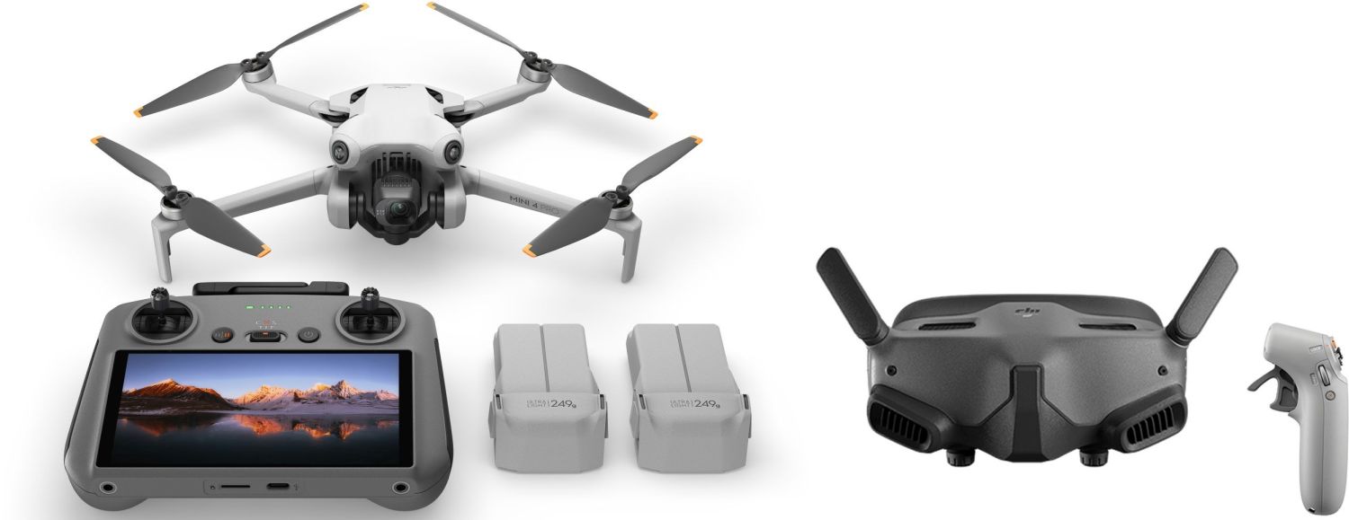 DJI Mini 4 Pro Fly More Combo + Goggles 2 Motion Combo