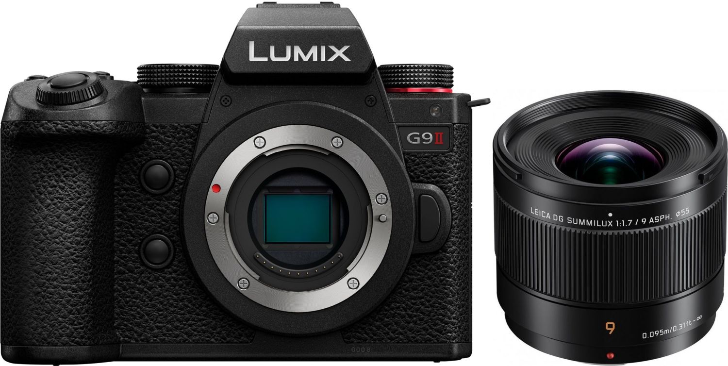 Accessories Panasonic Lumix G9 II body + Leica DG Summilux 9mm f1 ...