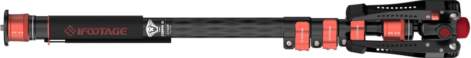 iFootage Cobra 3 Carbon fiber Flip lock Monopod