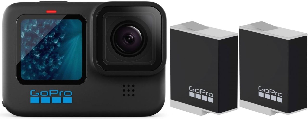 Zubehör  GoPro HERO11 Black + Enduro Akku 2er Pack