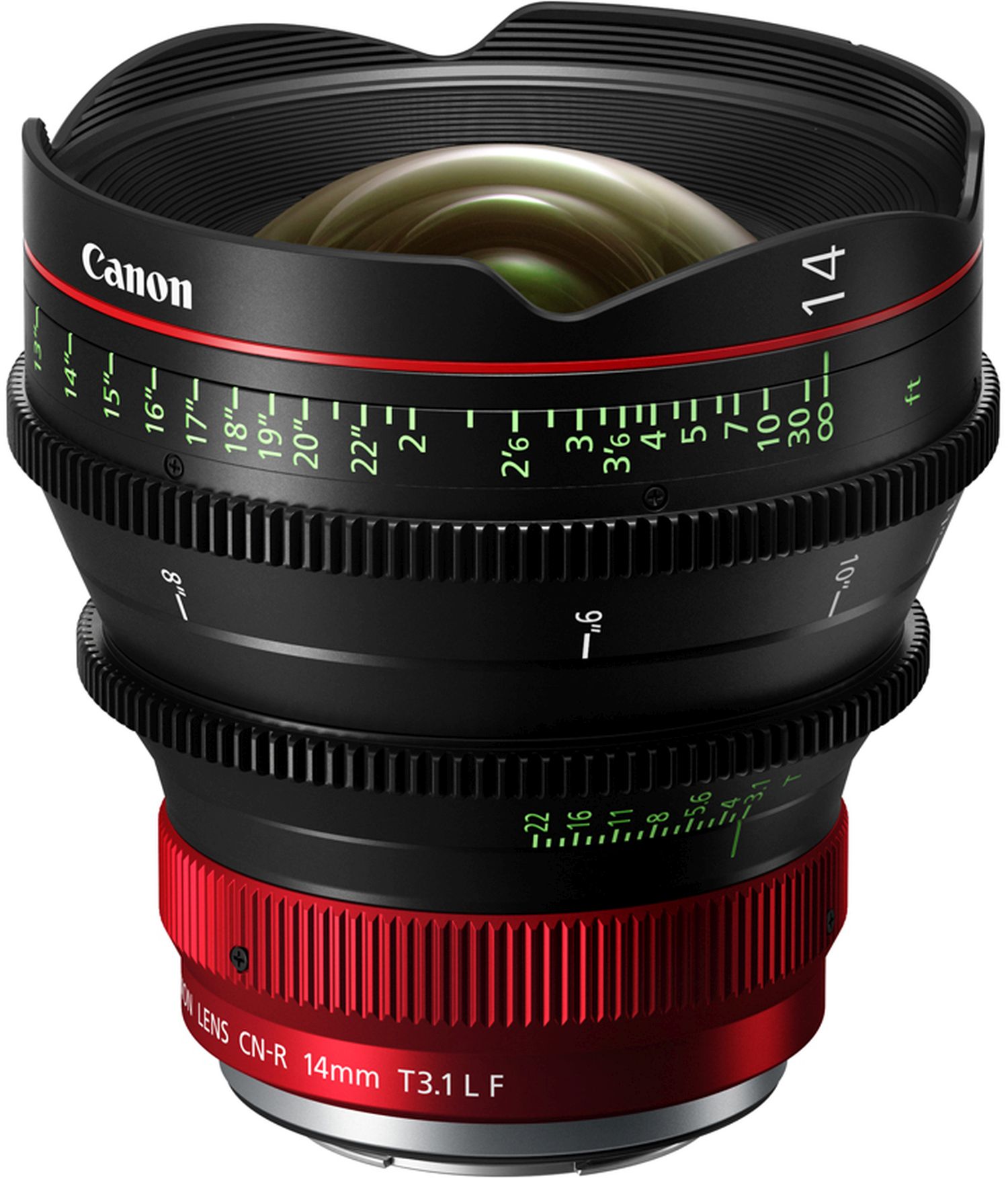 Canon CN-R 14mm/T3,1 L F (Feet) RF Prime Objektiv