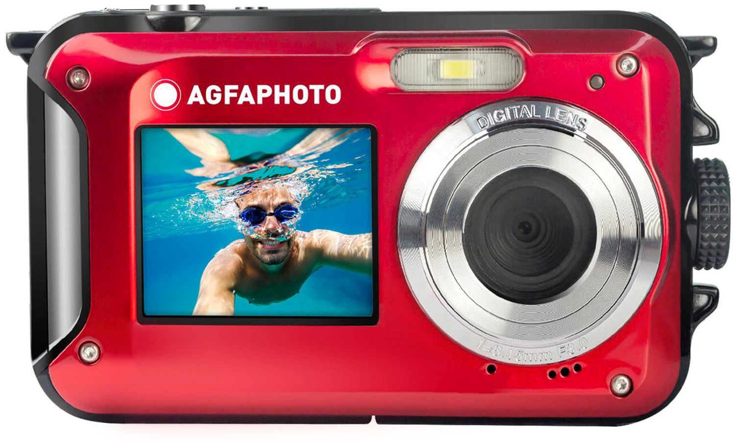 AgfaPhoto WP8000 rouge Appareil photo numérique