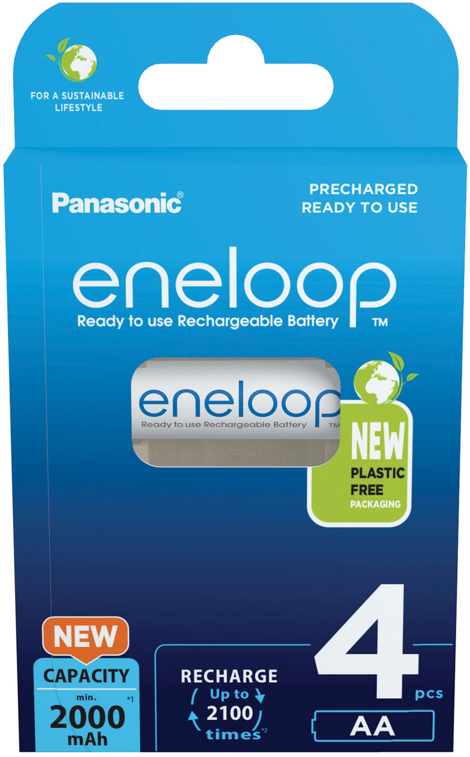 Panasonic eneloop Mignon AA 2000mAh 4er