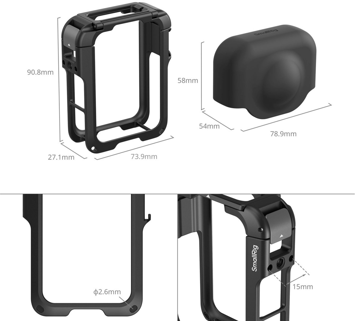 SmallRig 5704 Cage for DJI Osmo 360 Foto Erhardt