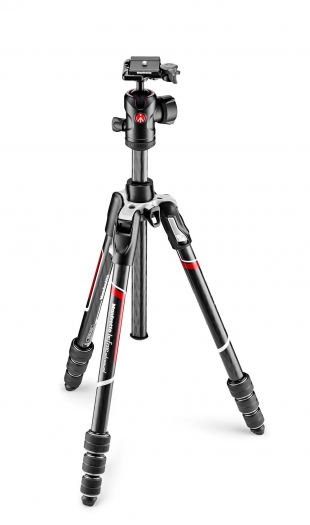 Manfrotto MKBFRTC4-BH BEFREE Advanced Carbon Travel Tripod Kit Twist