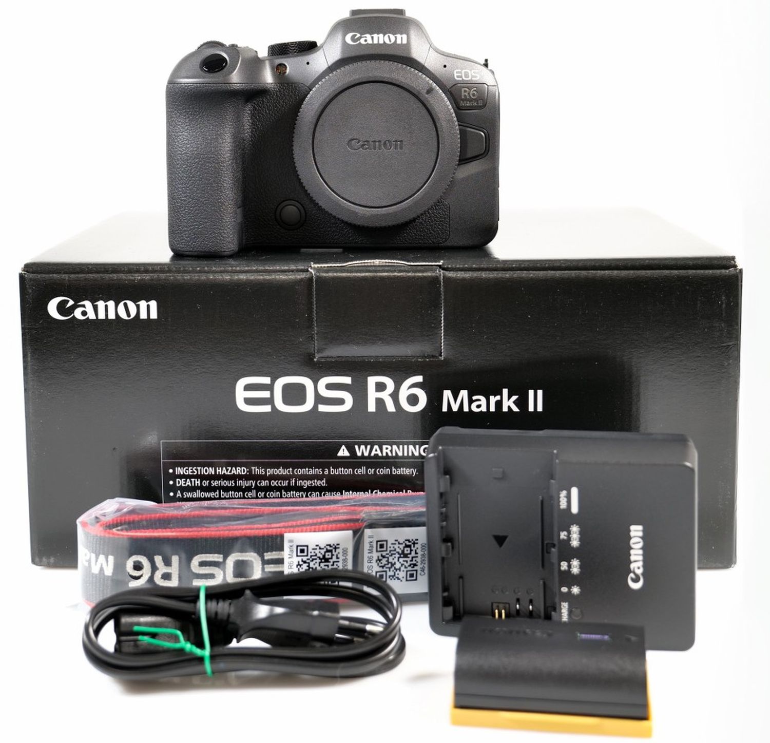 Canon EOS R6 Mark II 本体　バッテリー3本付き 新品 Canon EOS R6 MARK II バッテリー交換 | JapanBattery.jp