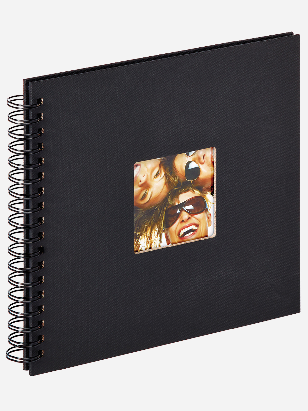 Walther SA-108B Spiral album Fun black 26x25 cm black pages